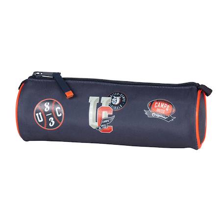 Garçon-Accessoires-Fourniture scolaire-Trousse-Trousse cylindre 22 cm lotus – fermeture zippée