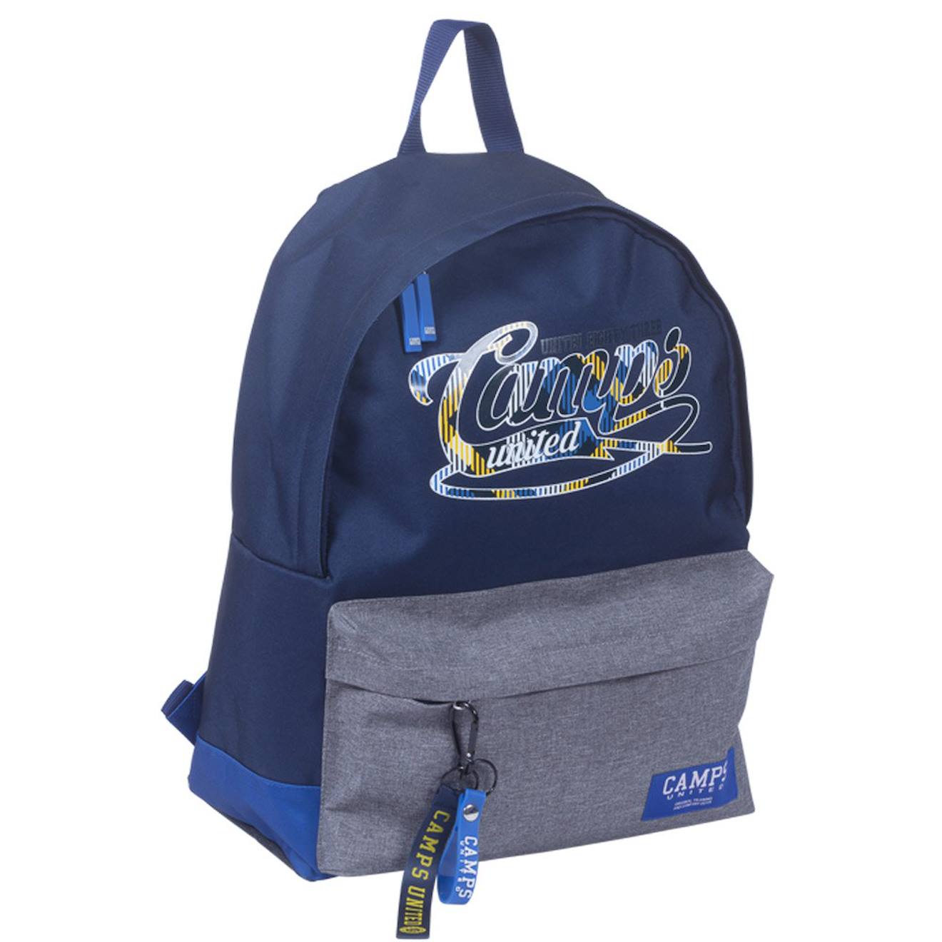 Sac Dos Effet Textile Camps Boy 42 Cm Bleu Gris 31 €