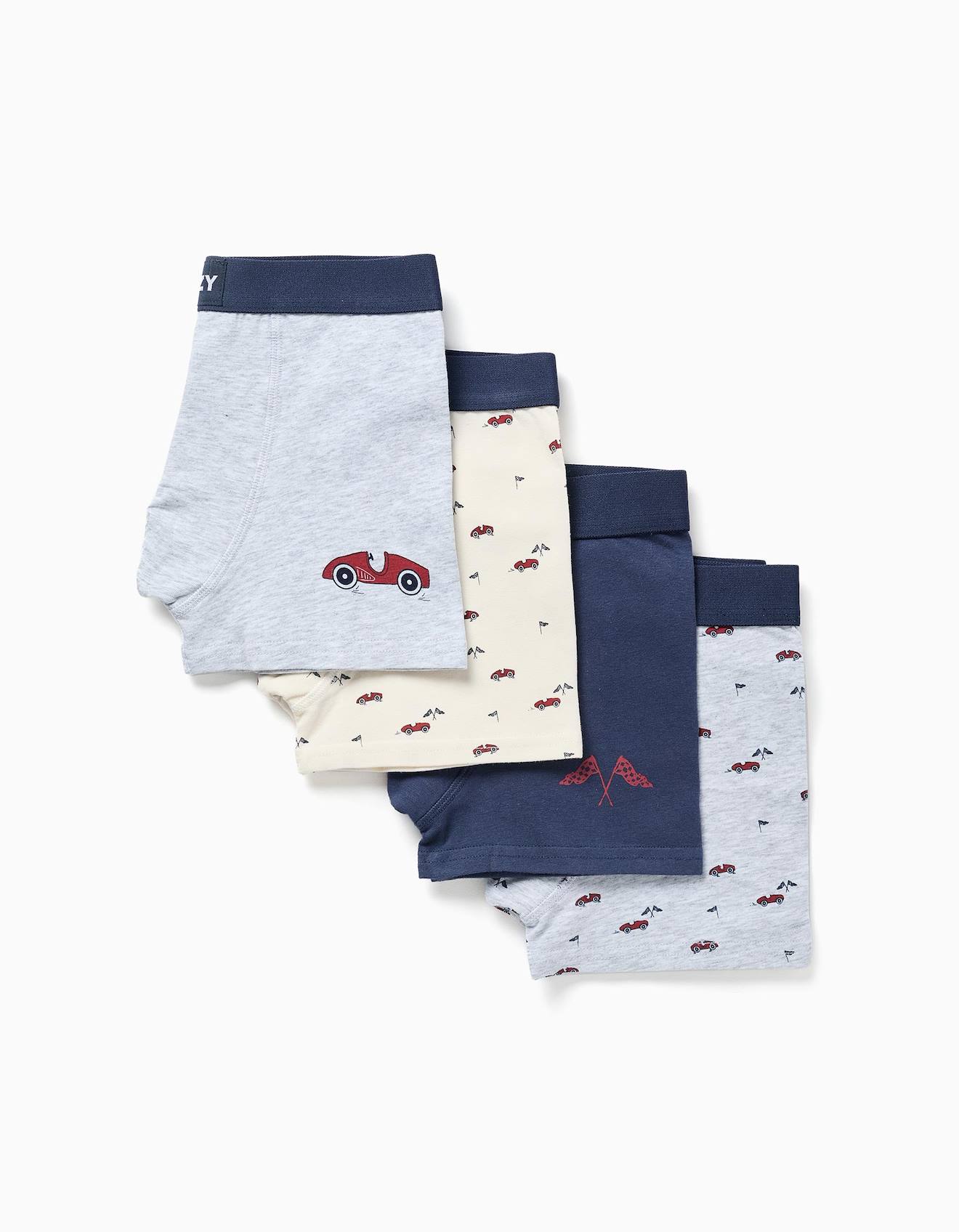 Lot De 4 Boxers En Coton Avec Imprims Voitures Multicolore 20 €