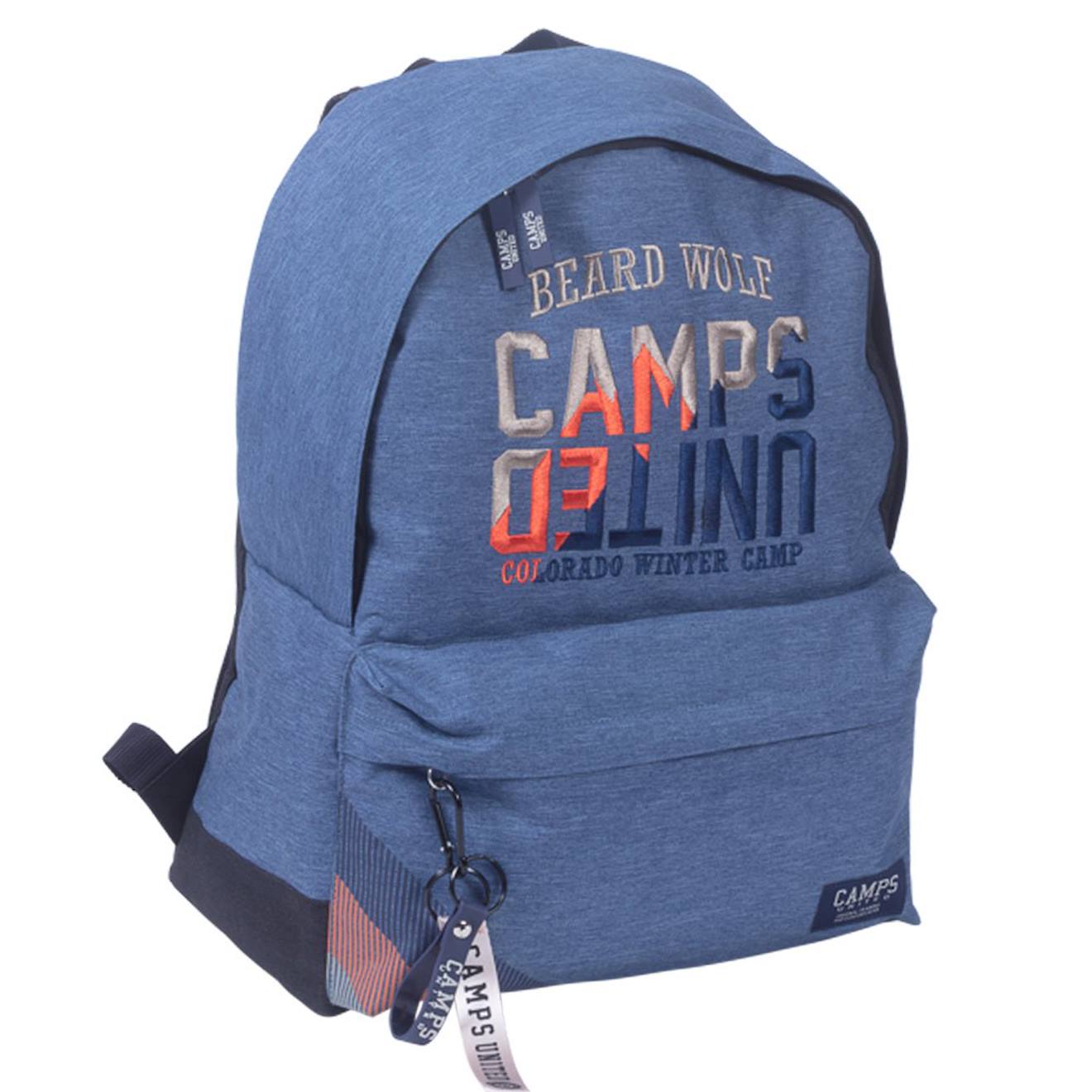 Sac À Dos Enfant Camps 42 Cm – Poche Zippée Et Dragonne Bleu
