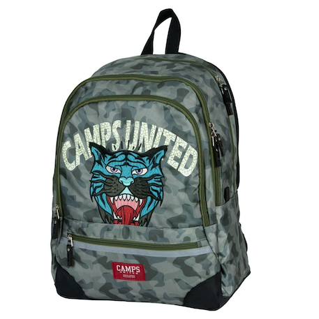 Fille-Accessoires-Fourniture scolaire-Cartable-Sac à dos enfant camps 42 cm – tigre avec 2 compartiments zip