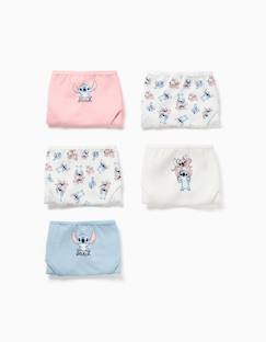 -Lot de 5 culottes en coton avec imprimés stitch