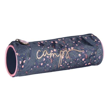 Trousse ronde textile effet denim  - vertbaudet enfant