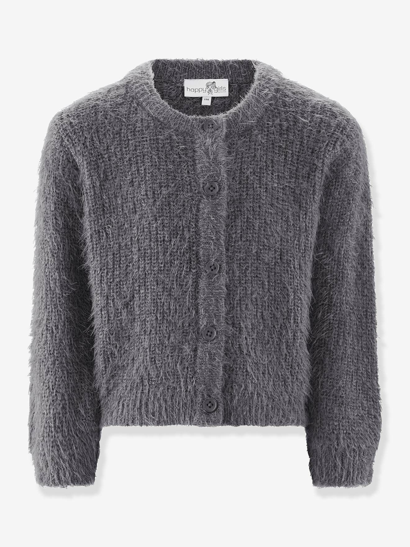 Cardigan fille Happy Girls gris