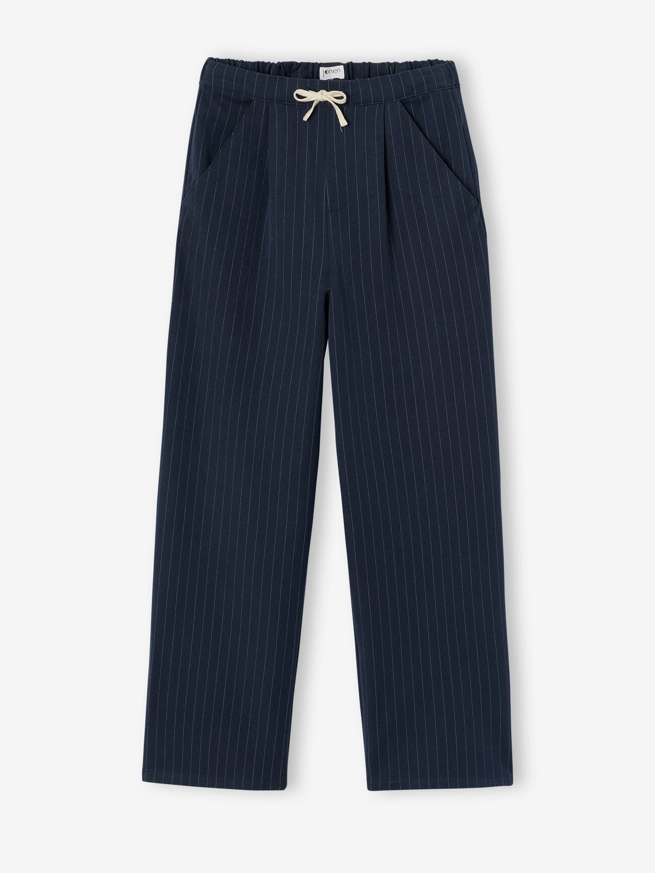 Pantalon tailoring fille marine