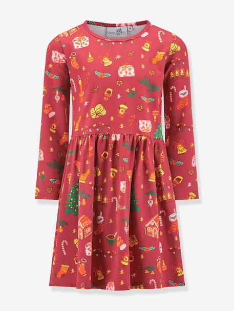 Fille-Robe avec motif Xmas fille Happy Girls