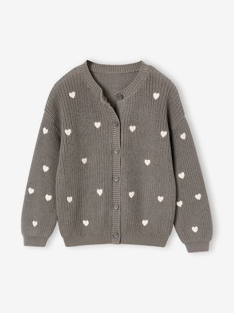 Fille-Gilet fille fantaisie en côte perlée