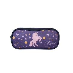 -Cybel - trousse scolaire rectangulaire - violet - fille - 2 compartiments