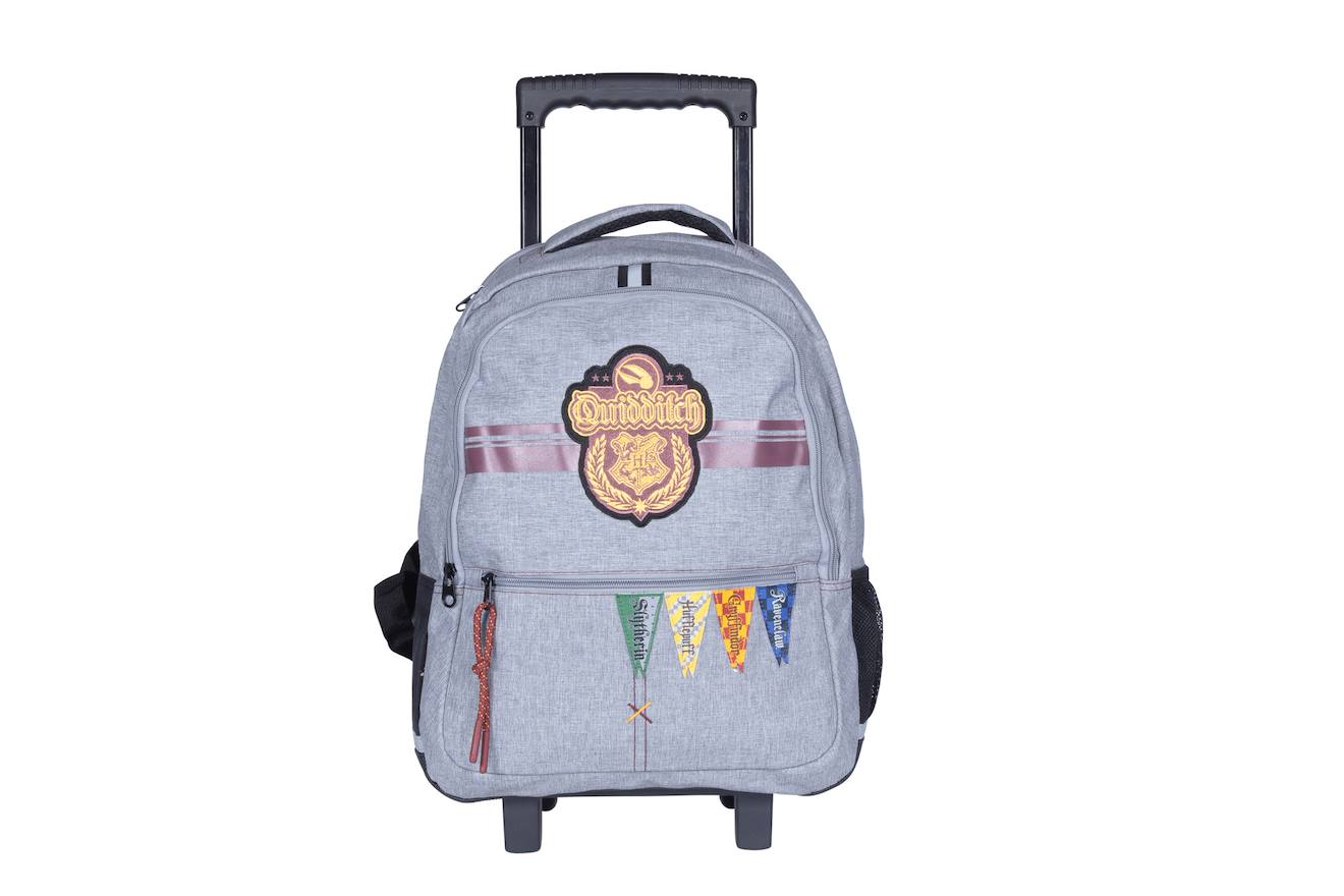 Harry Potter - Sac Dos - Roulettes University - Gris - 2 Compartiments Bleu 60 €