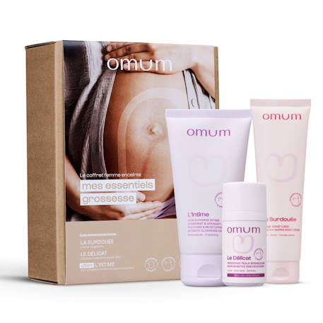 Omum - Coffret Cadeau Mes Essentiels Grossesse Kit Femme Enceinte Et Future Maman Multicolore