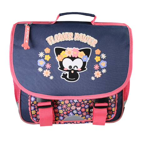 Fille-Accessoires-Chacha - cartable scolaire 36 cm - fille - bleu/rose - 1 compartiment