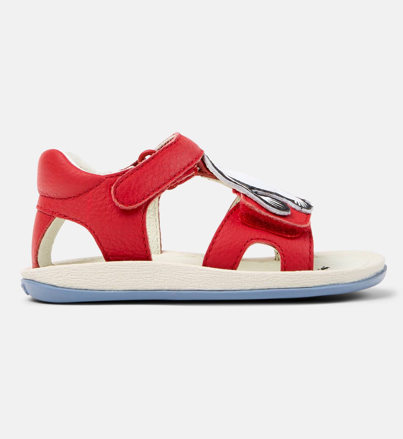 Sandales Cuir Bicho Fw Twins Rouge Moyen Sandales Cuir Bicho Fw Twins Rouge Moyen