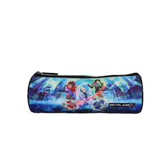 Jouet-Matériel scolaire-Beyblade - ? Trousse scolaire ronde - bleu - garçon - 1 compartiment