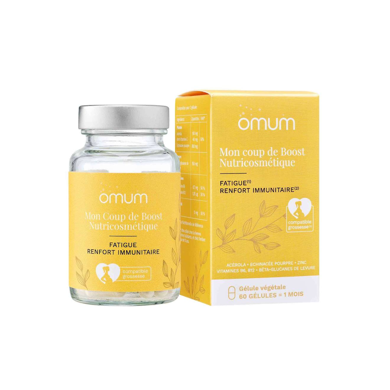 Complément Alimentaire Maternité Fatigue Et Immunité Mon Coup De Boost - 60 Gélules 1 Mois Multicolore (Omum) - Couverture