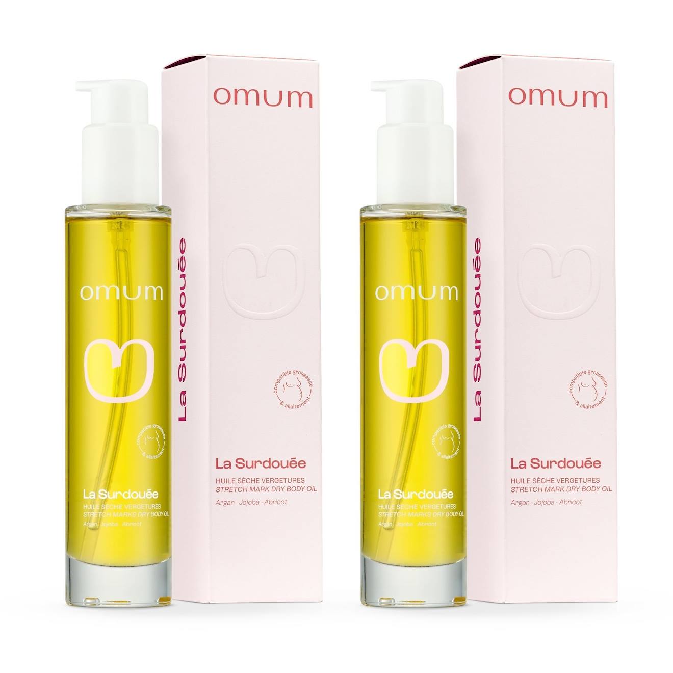 Huile Vergeture Grossesse Sèche La Surdouée - 2x100 Ml Multicolore (Omum) - Couverture