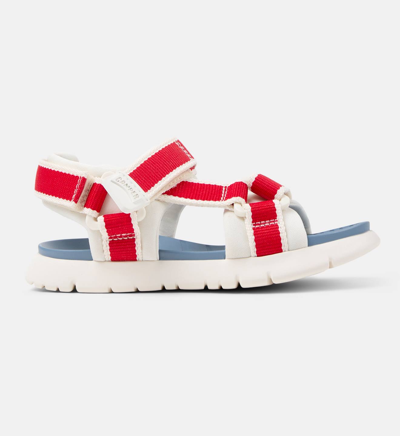 Sandales Garon Cuir Oruga Blanc Rouge 69$