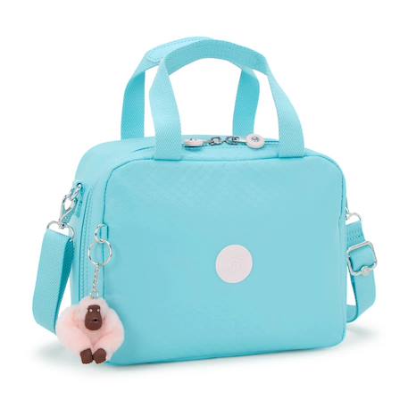 Sac lunch kipling miyo 25 cm - sac goûter Bleu+Bleu océan+Floral+Noir Jaune+Noir Rouge+Rose poudrée 2 - vertbaudet enfant 