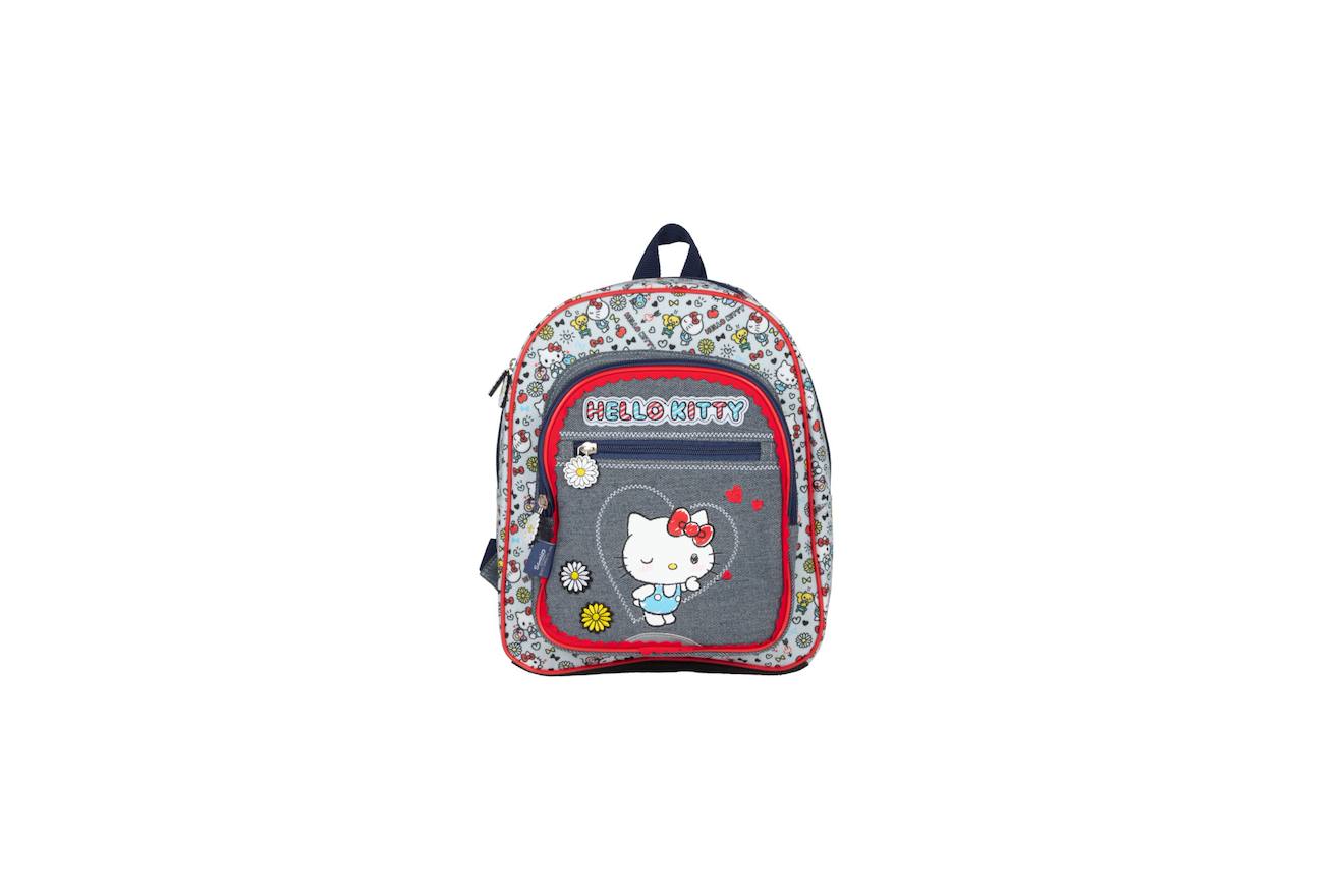 Hello Kitty - Sac À Dos Maternelle Kisskiss - Sac Enfant - Fille Gris