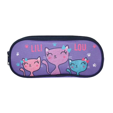 Fille-Trousse rectangulaire Lili Lou Doux - 2 compartiments