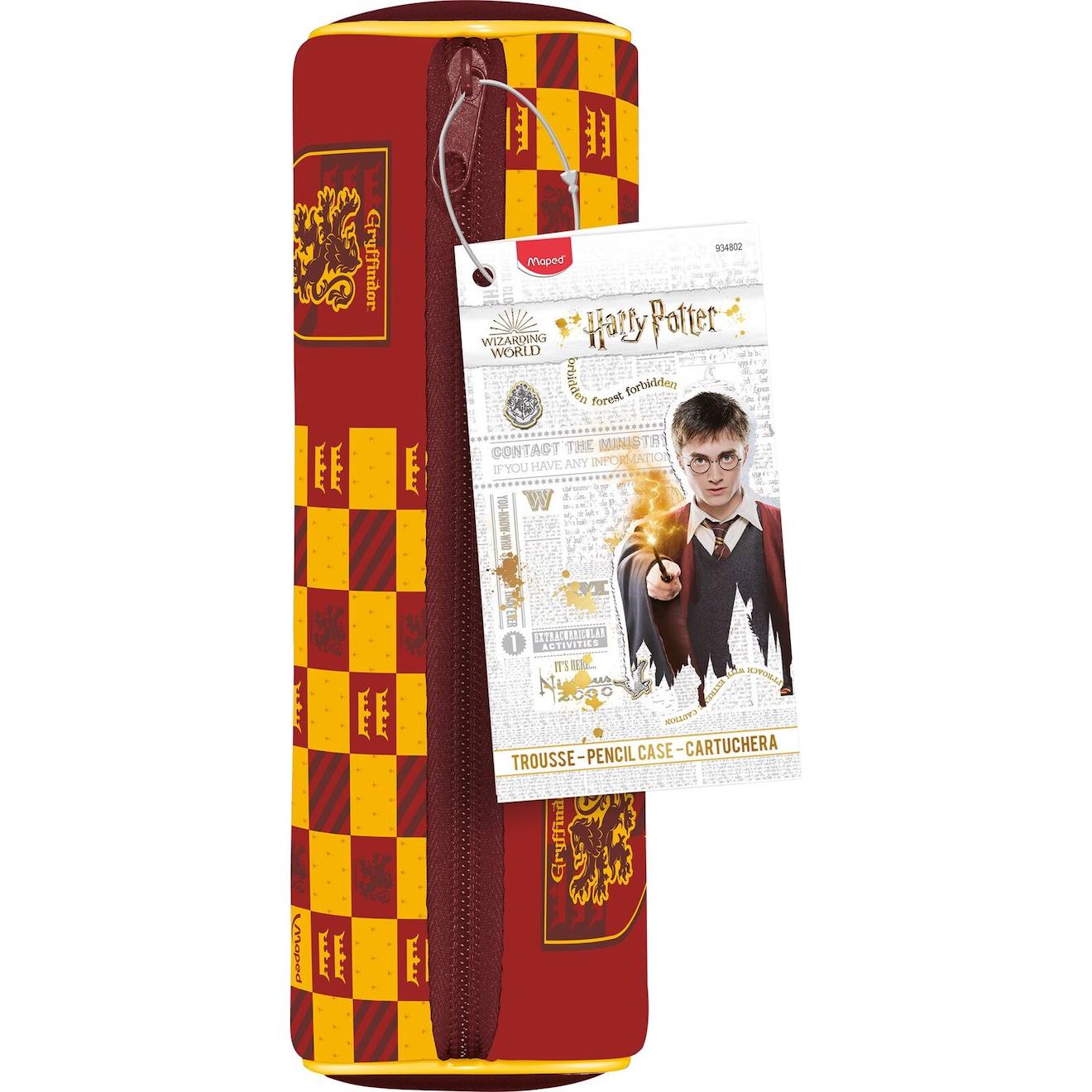Trousse Harry Potter Pour L'école - Licence Officielle Rouge