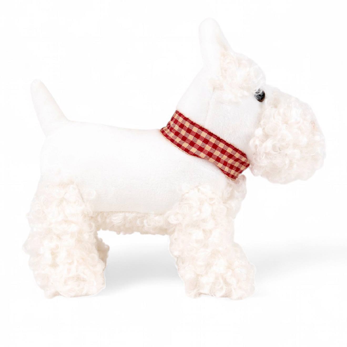 Lola Le Chien En Peluche 17 Cm Blanc