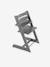 Chaise haute Tripp Trapp blanche+blanchie+brun+écru+gris+gris tempête+mauve+naturel+noir+Vert glacier 23 - vertbaudet enfant 