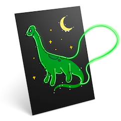 Jouet-Kit création déco murale lumineuse kidyneon dinosaure