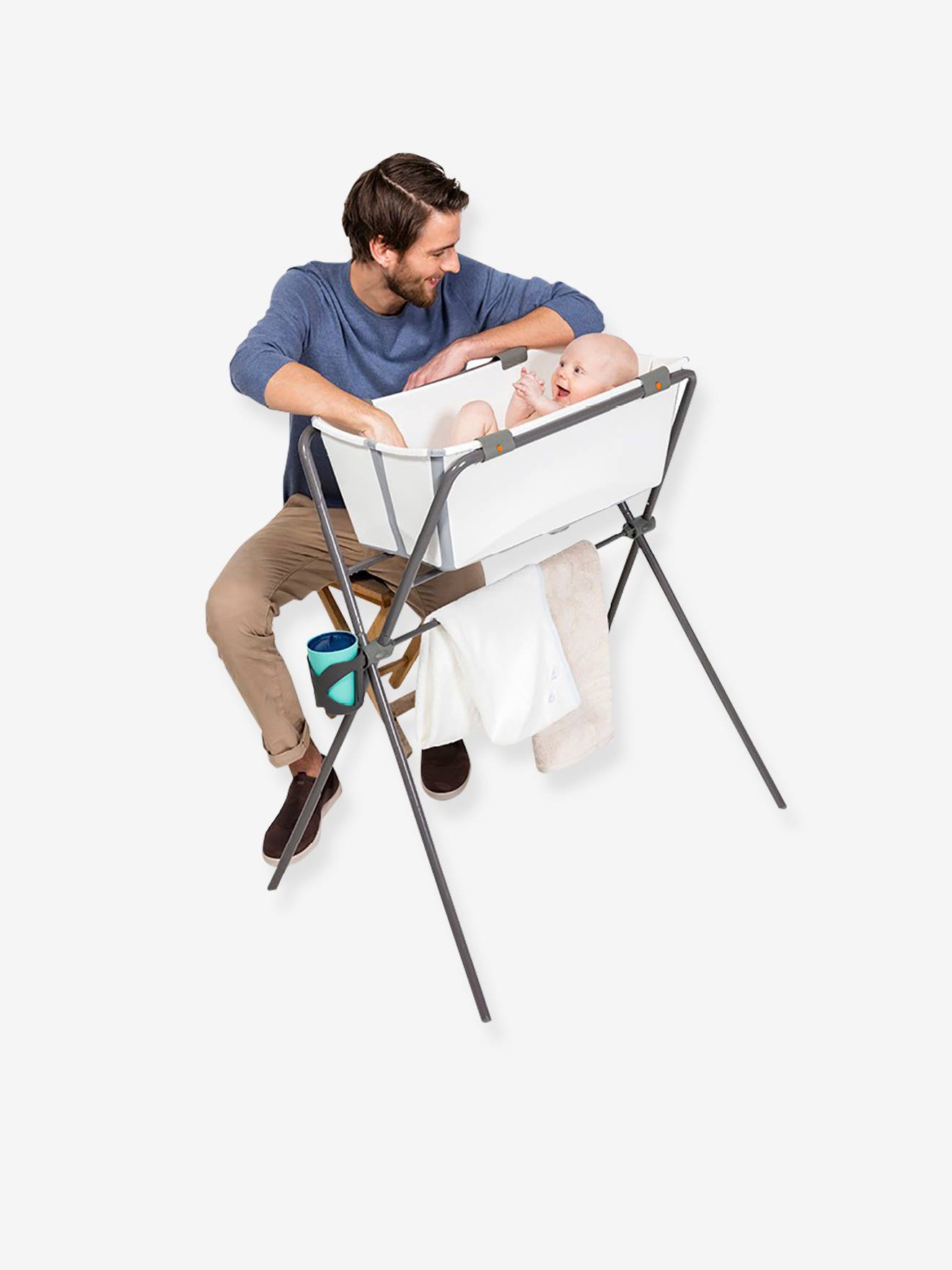 Support de bain Flexi Bath gris (Stokke) - Image 2
