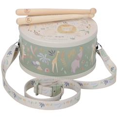 Tambour en bois safari friends  - vertbaudet enfant