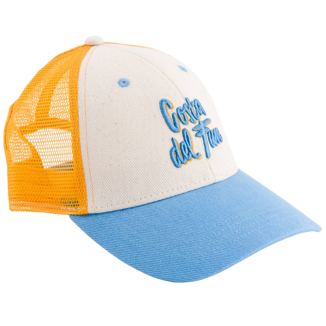 Casquette Enfant Trucker Costa Del Fun (3-6 Ans) Bleu, Jaune