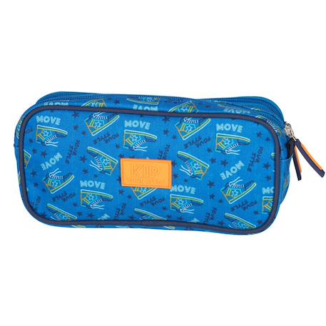 Fille-Accessoires-Fourniture scolaire-Trousse rectangulaire 22 cm à 2 compartiments