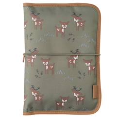 -Pochette de change faon olive
