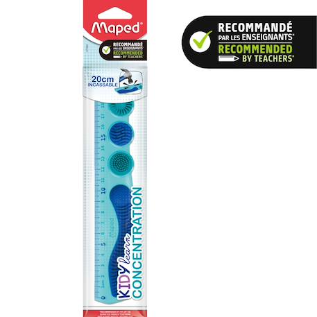 Fille-Accessoires-Fourniture scolaire-Règle 20cm kidy learn concentration