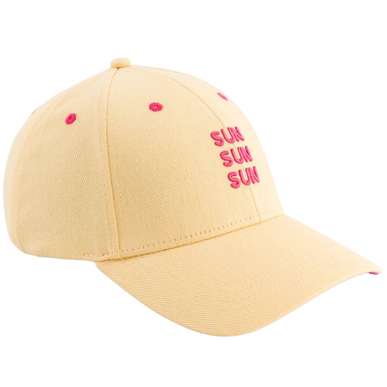 Casquette Enfant Sun Sun Sun (7-12 Ans) Jaune, Rose