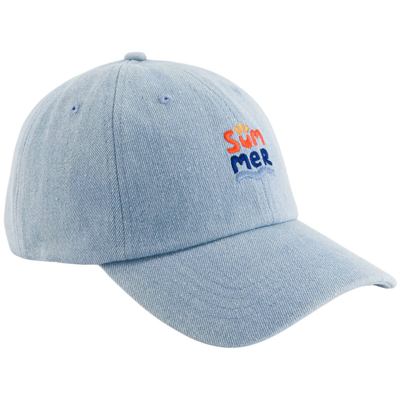 Casquette Enfant Summer (3-6 Ans) Denim, Orange
