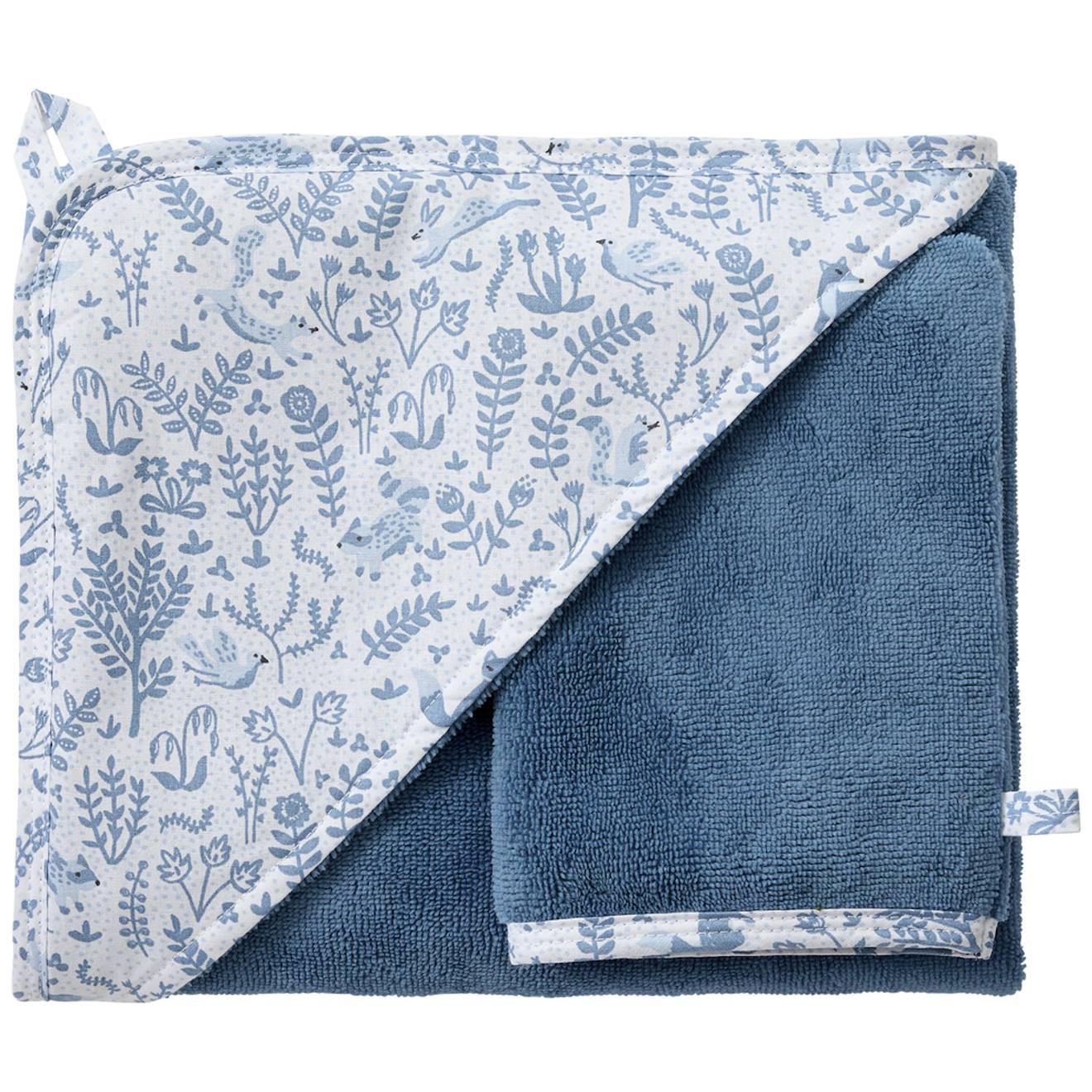 Cape De Bain Gant Bambou Fort Enchante Bleu Blanc 35 €