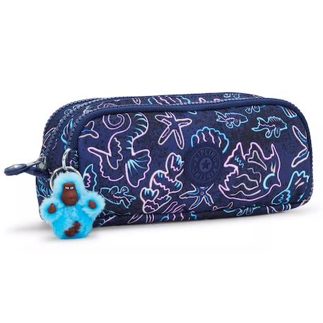 Fille-Accessoires-Fourniture scolaire-Trousse à crayons nylon 3 zips 32 emplacements