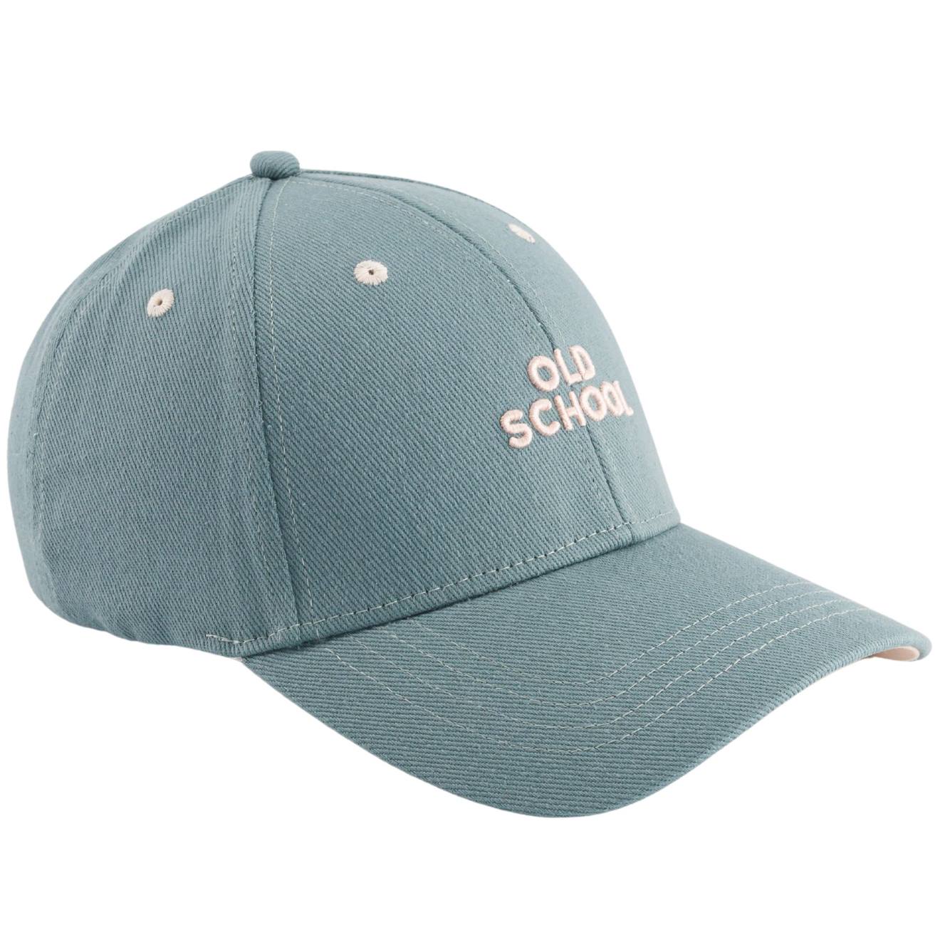 Casquette Enfant Old School (3-6 Ans) Bleu, Blanc