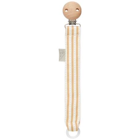 Cam Cam Copenhagen - Attache Sucette Oatfield Marron, Blanc, Bleu