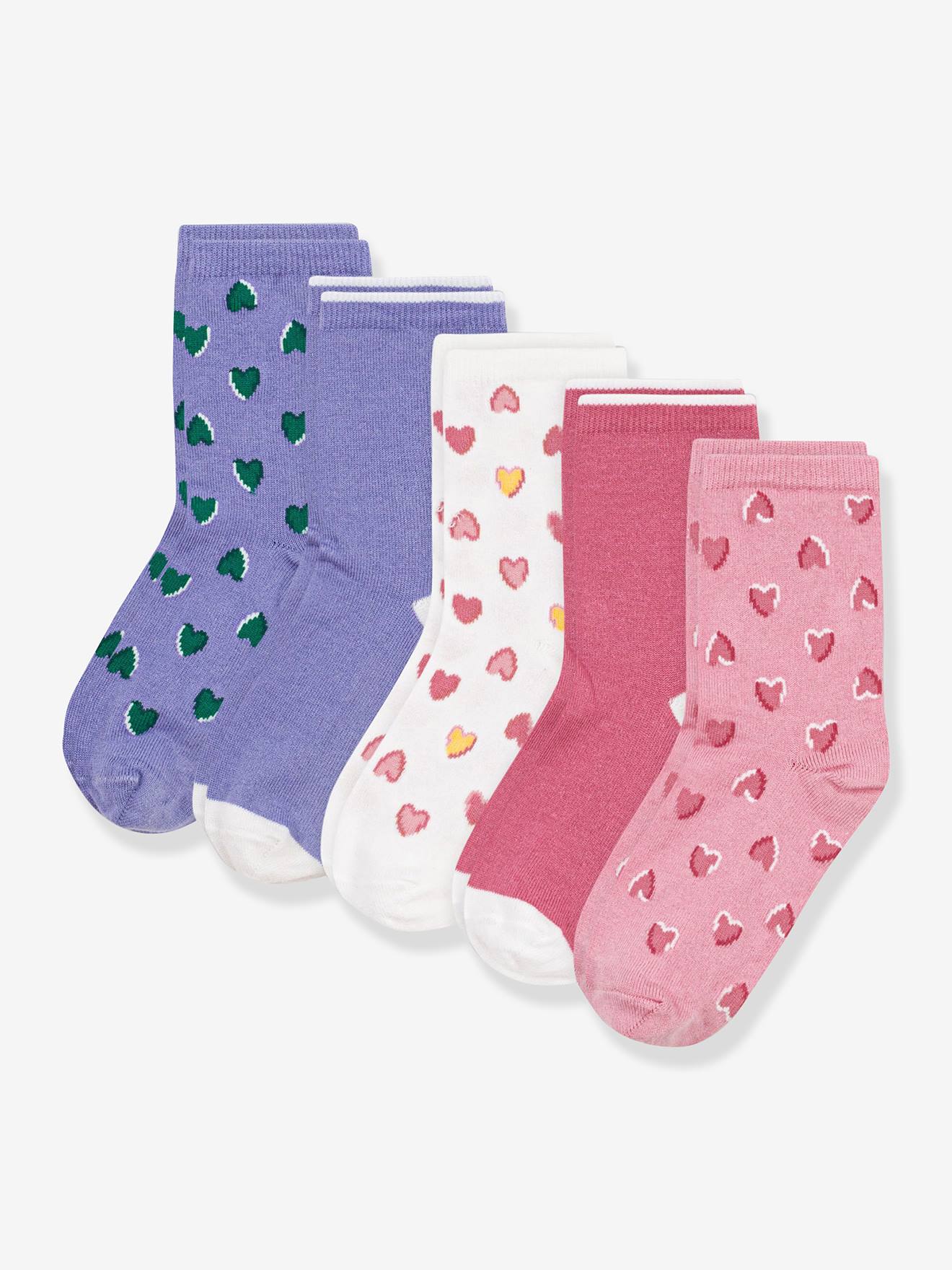 Lot 5 chaussettes bb imprimes multicolore 27$