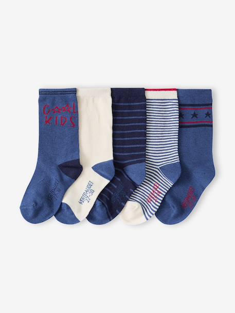 Garçon-Sous-vêtement-Lot de 5 paires de chaussettes "Cool Kids" garçon