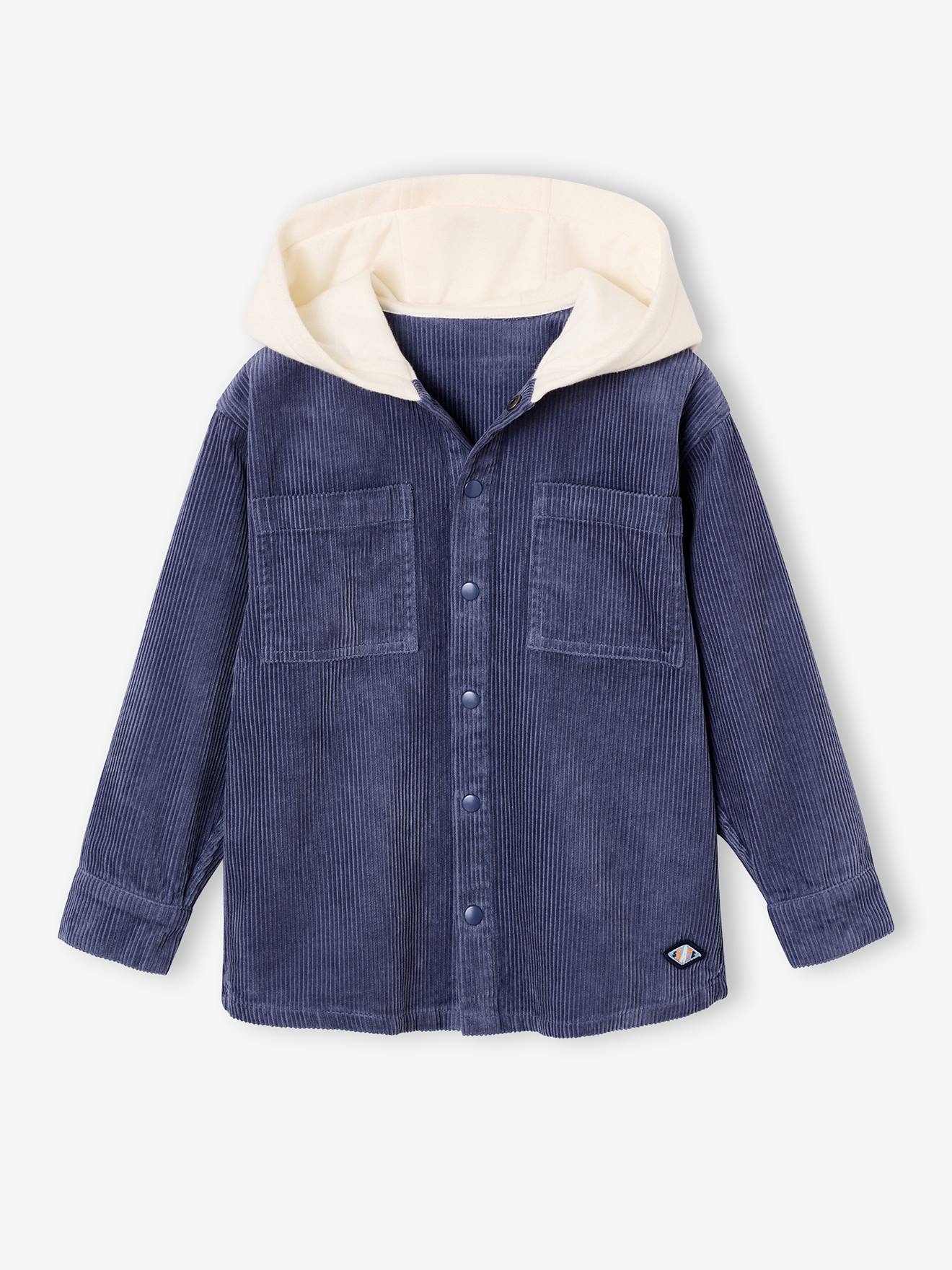 Chemise capuche garon bleu fonc 30$
