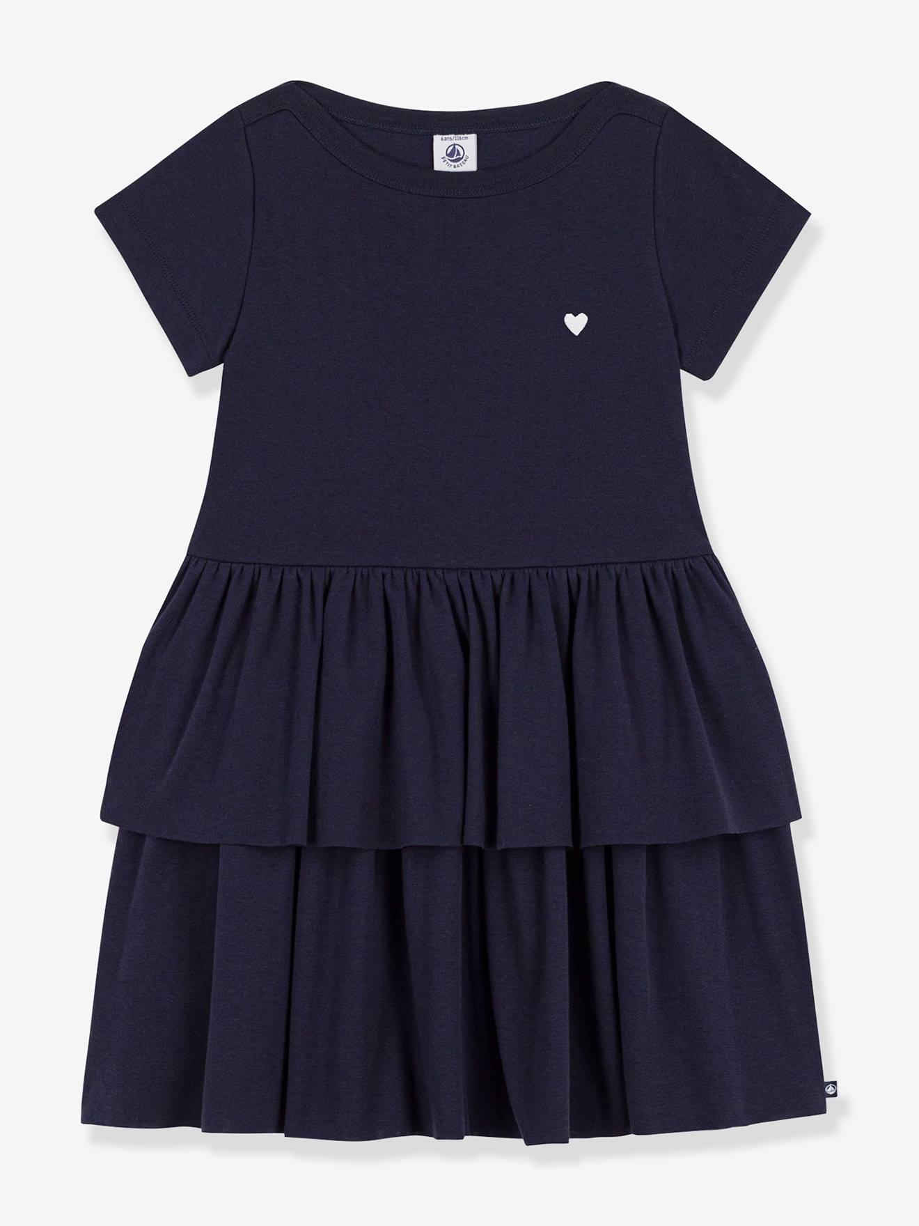 Robe à manches courtes marine