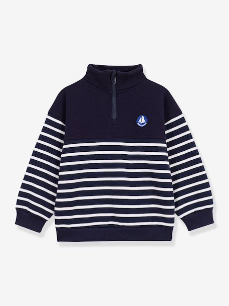 Garçon-Pull, gilet, sweat-Sweatshirt col zippé