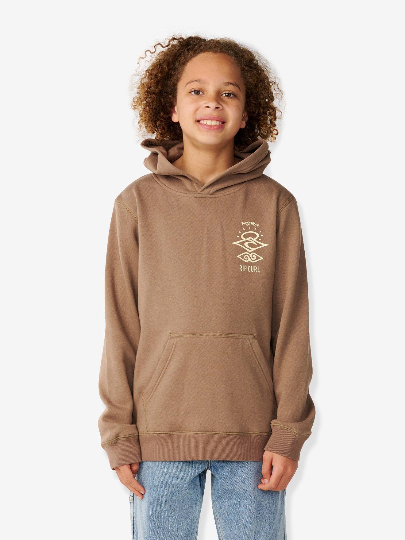 Sweat à capuche Search Icon marron