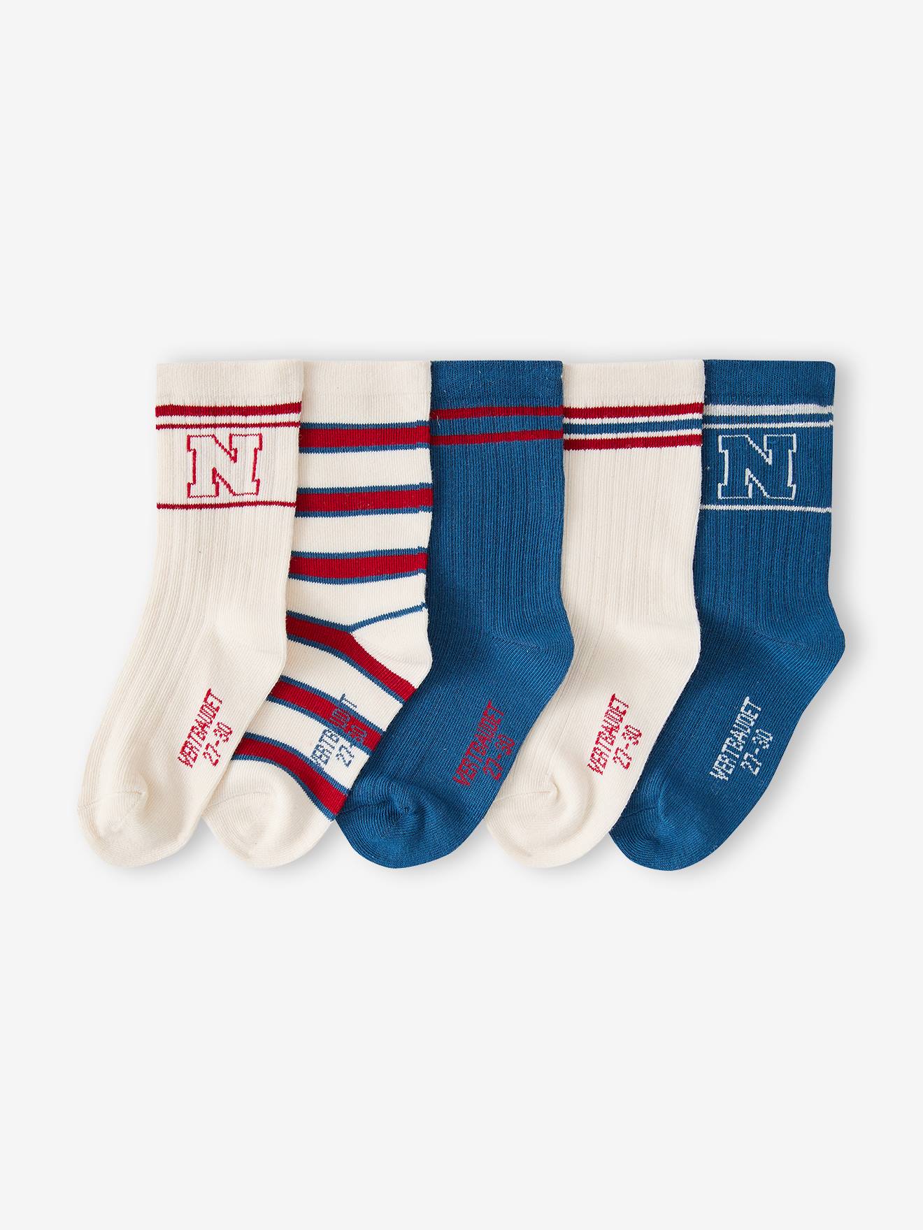 Lot de 5 chaussettes garon cru 12$