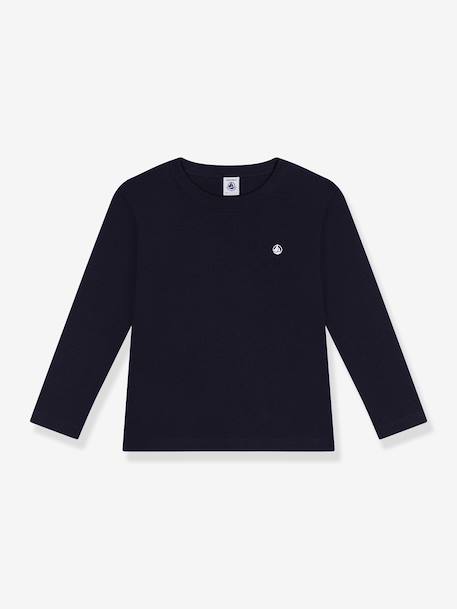 T-shirt manches longues marine 1 - vertbaudet enfant 
