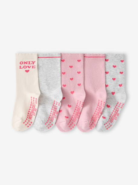Fille-Lot de 5 chaussettes fille