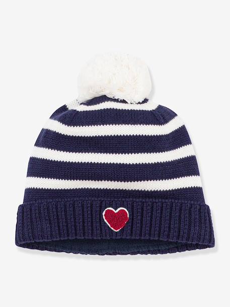 Bébé-Accessoires-Bonnet bébé à rayures