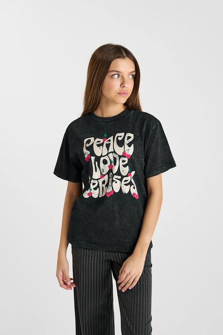 Fille-T-shirt, sous-pull-T-shirt-Tee-shirt tobellag